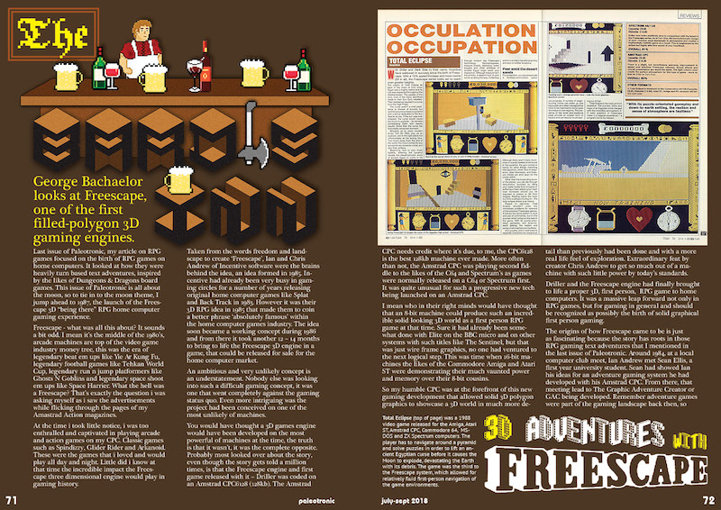 1980s 8-Bit 3D Adventures with Freescape - Paleotronic Magazine