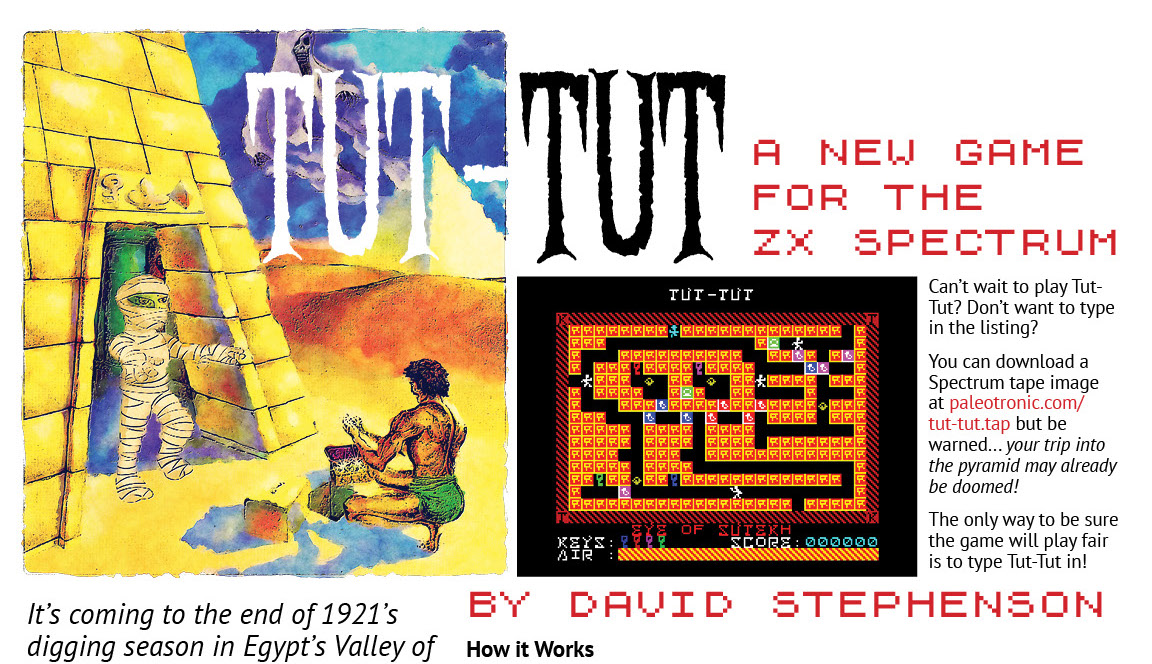 Tut-Tut – a new game for the ZX Spectrum - Paleotronic Magazine