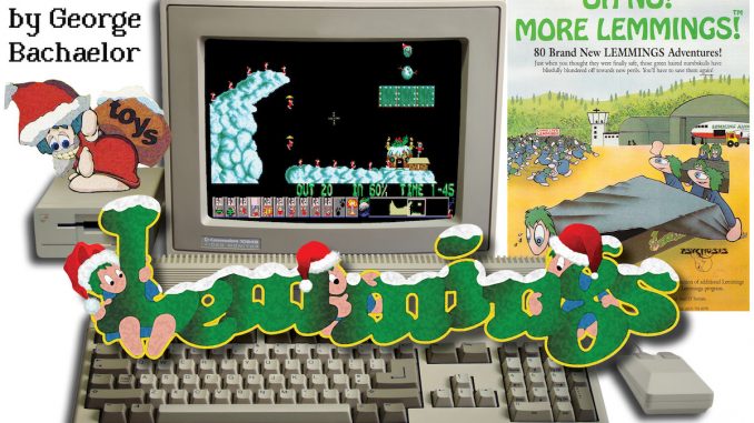 Xmas Lemmings game at